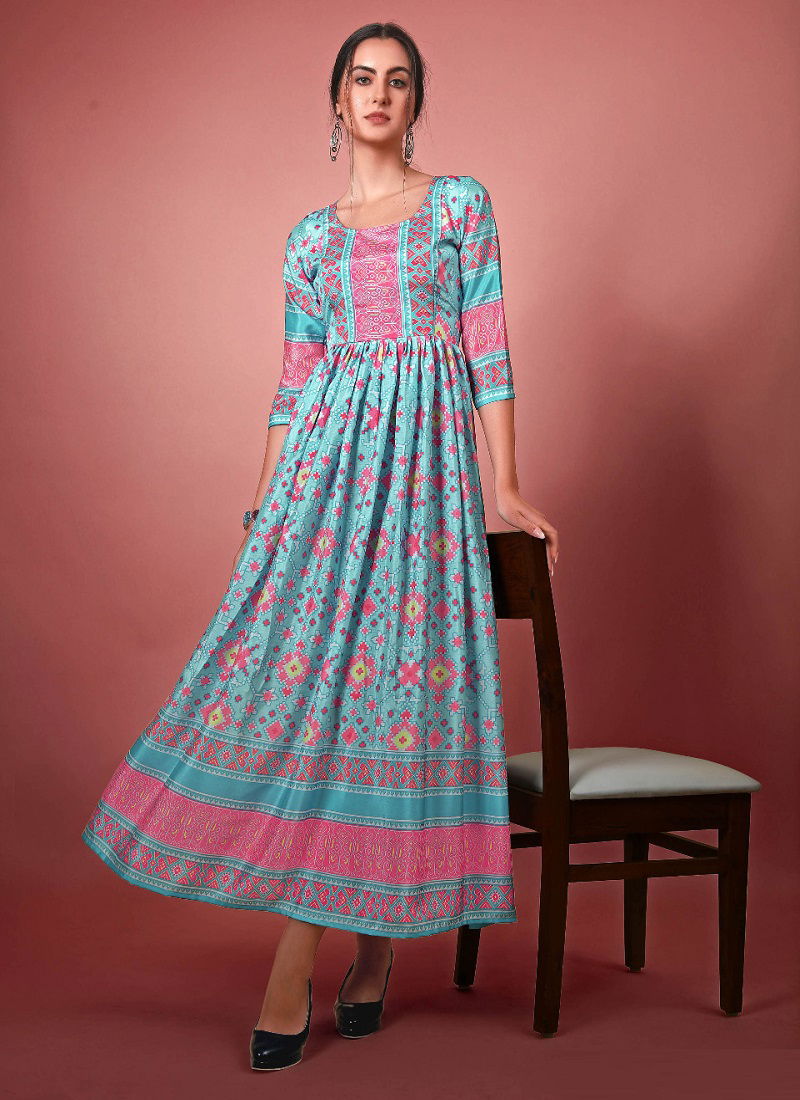 Fg Jennifer 4006 Fancy Anarkali Long Kurti Collection